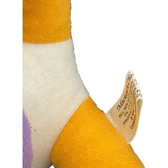 Mickeys Christmas Carol Disney Scrooge McDuck Plush Toy Vintage Stuffed Animal - Picture 3 of 4